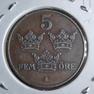 沼泽如烟--第891场 - 瑞典1946年5欧尔