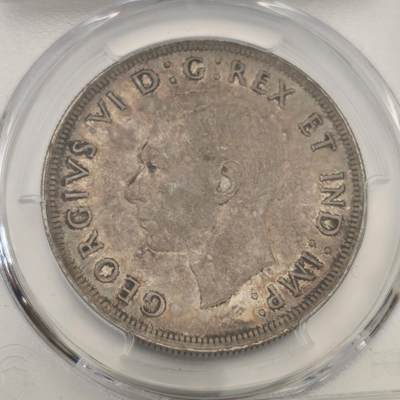 老蟹的宝藏🏴‍☠️ III - PCGS AU55 加拿大1939年1元银币