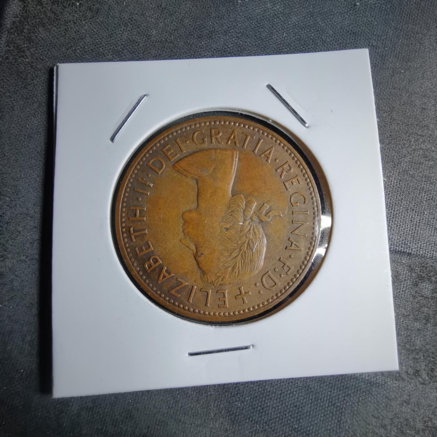 沼泽如烟--第890场 英国1965年1便士