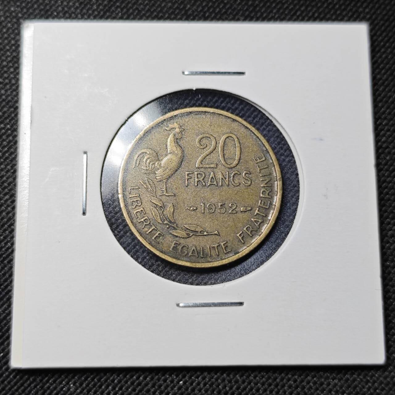 KK钱币收藏小铺  第364场  2月预留时间 周末发货  法国20法郎