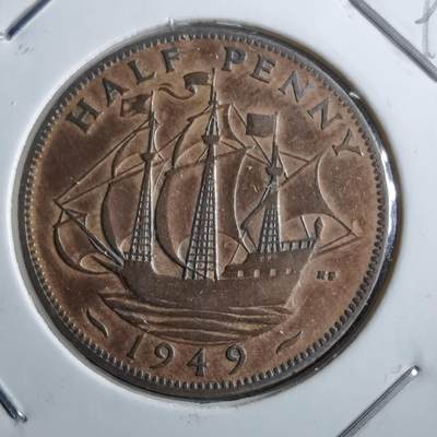 沼泽如烟--第891场 - 英国1949年半便士