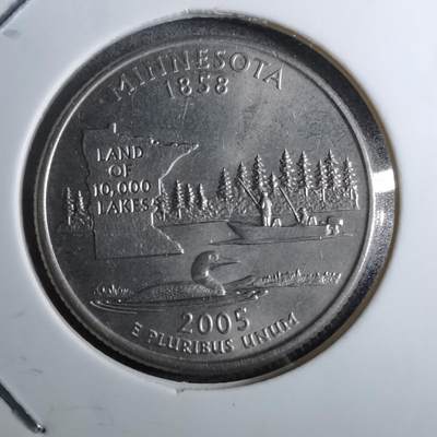 沼泽如烟--第891场 - 美国2005年25分纪念币