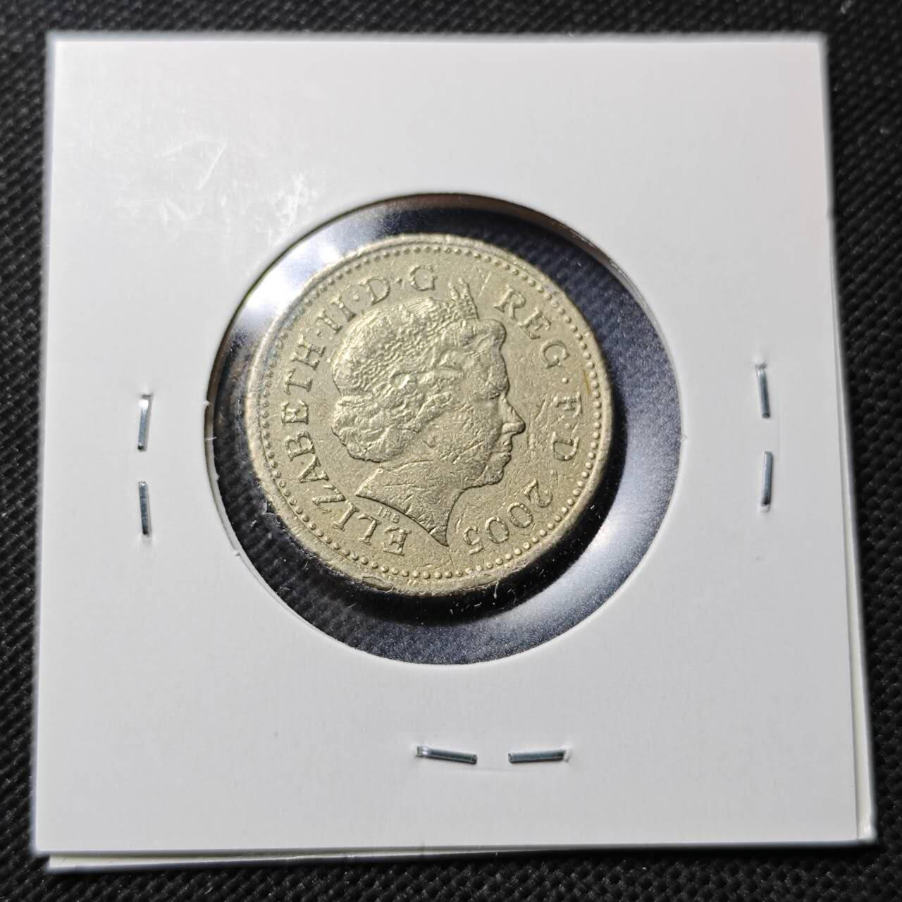 KK钱币收藏小铺  第364场  2月预留时间 周末发货  英国1镑 桥