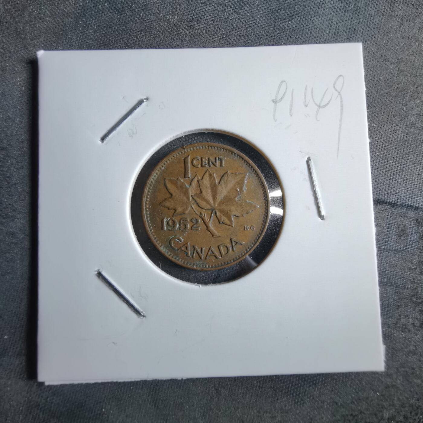 沼泽如烟--第891场 加拿大1952年一分