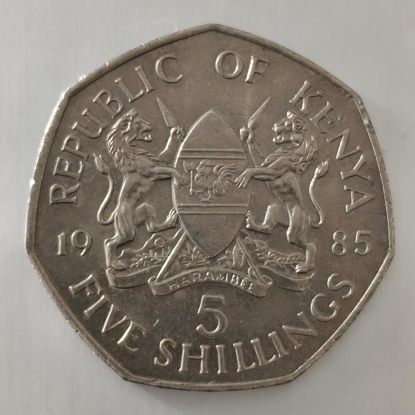 老蟹的宝藏🏴‍☠️ III 肯尼亚1985年5先令