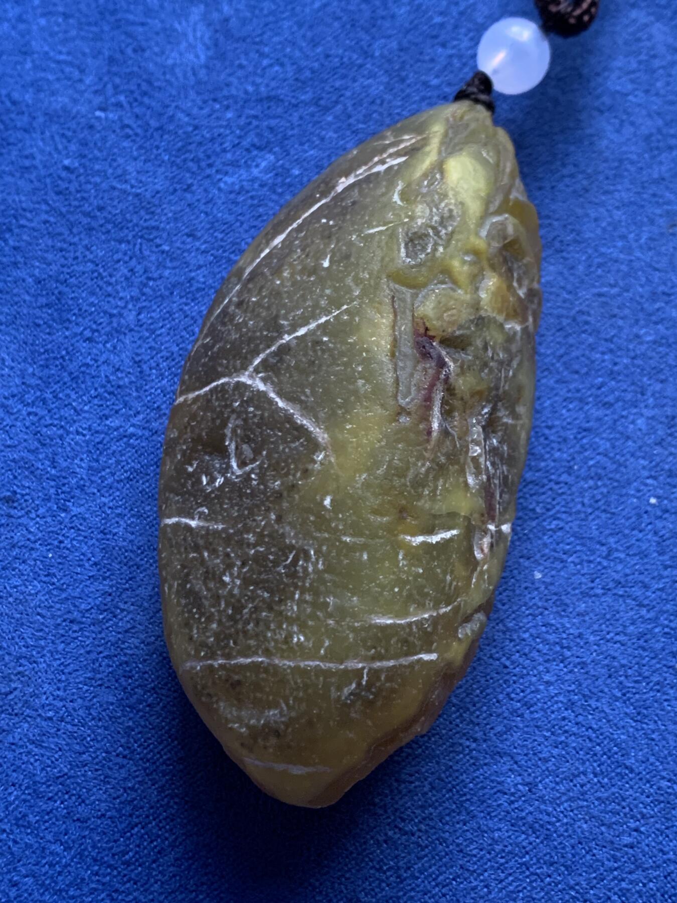 《竞宝斋》第435场 周日，周一2场连拍 （全场包邮） 龟背玛瑙手串和眼睛玛瑙吊坠各一个