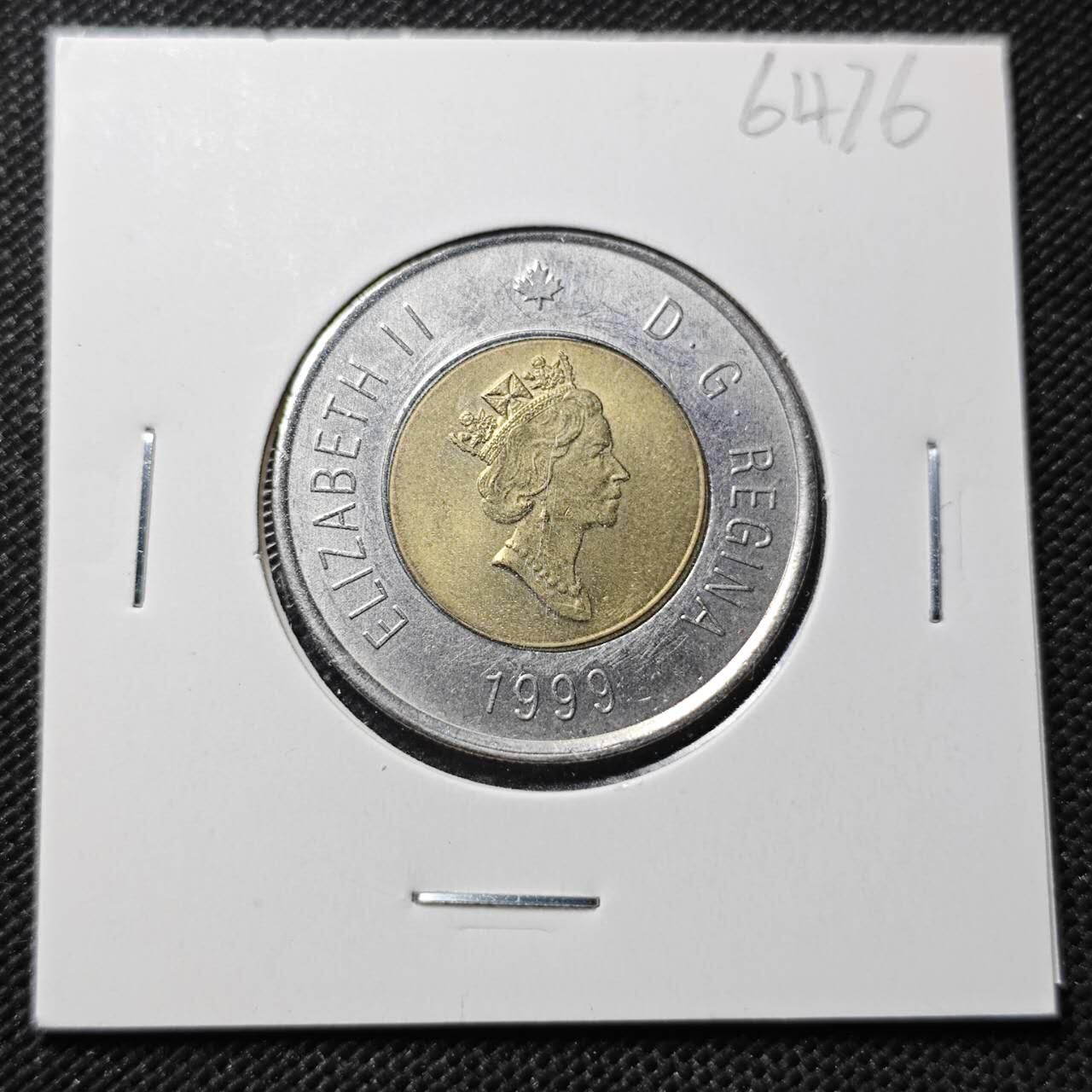 KK钱币收藏小铺  第364场  2月预留时间 周末发货  加拿大2元纪念币