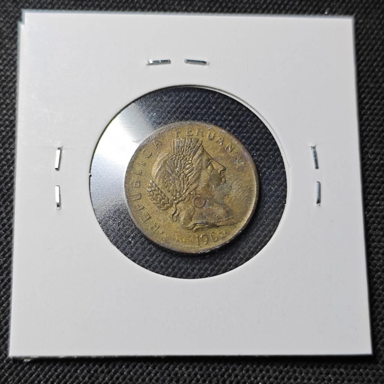 KK钱币收藏小铺  第364场  2月预留时间 周末发货  1965秘鲁10分铜币