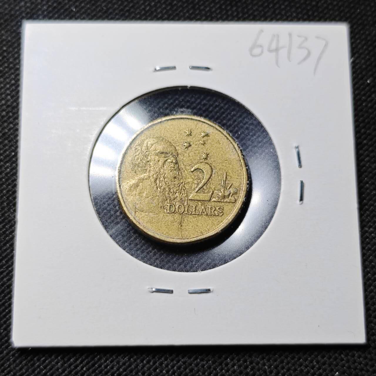 KK钱币收藏小铺  第364场  2月预留时间 周末发货  澳大利亚2元