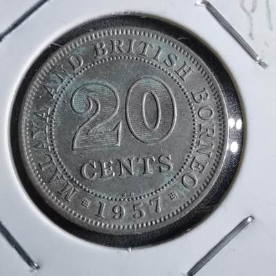 沼泽如烟--第891场 - 英属马来亚婆罗洲1957年20分