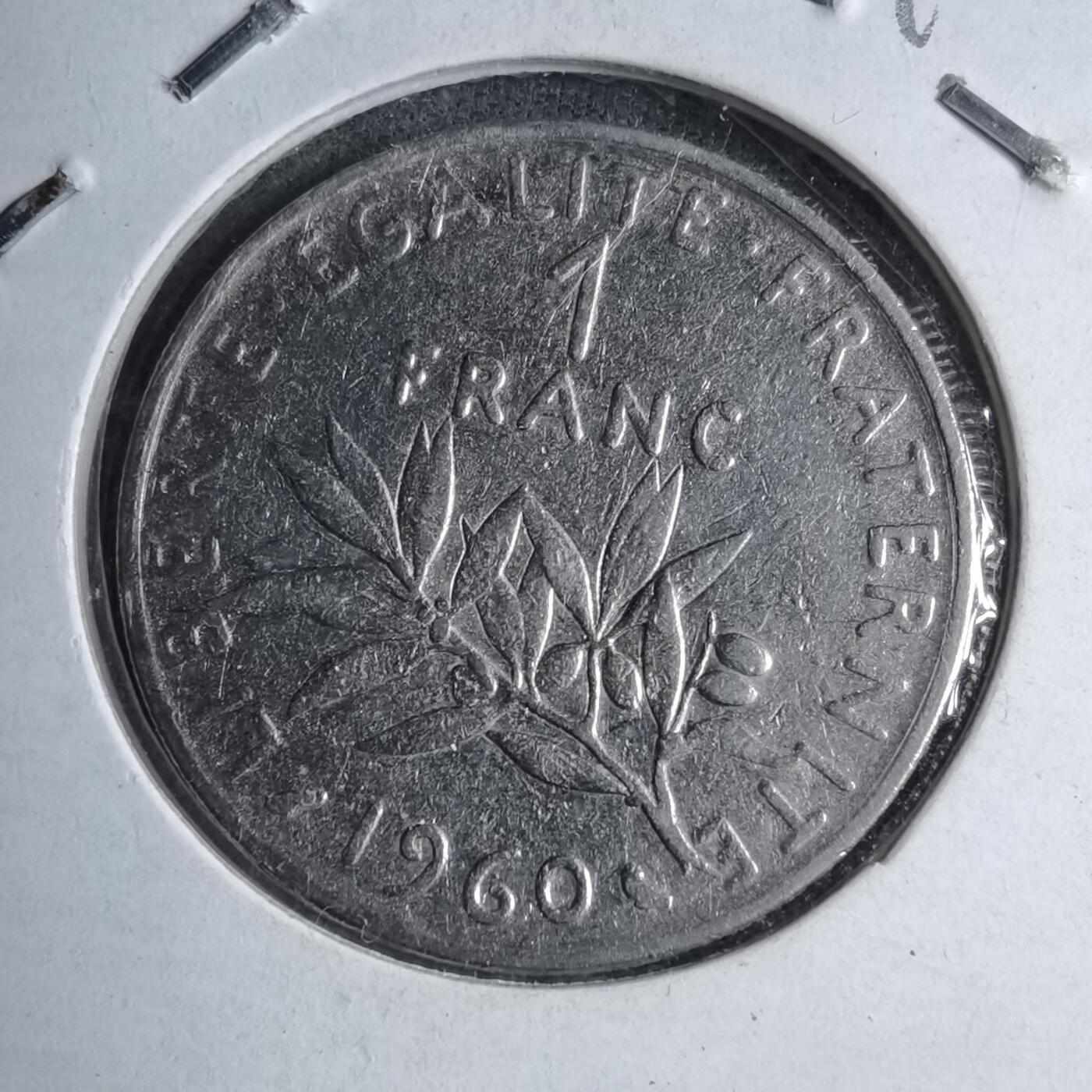 沼泽如烟--第890场 法国1960年1法郎