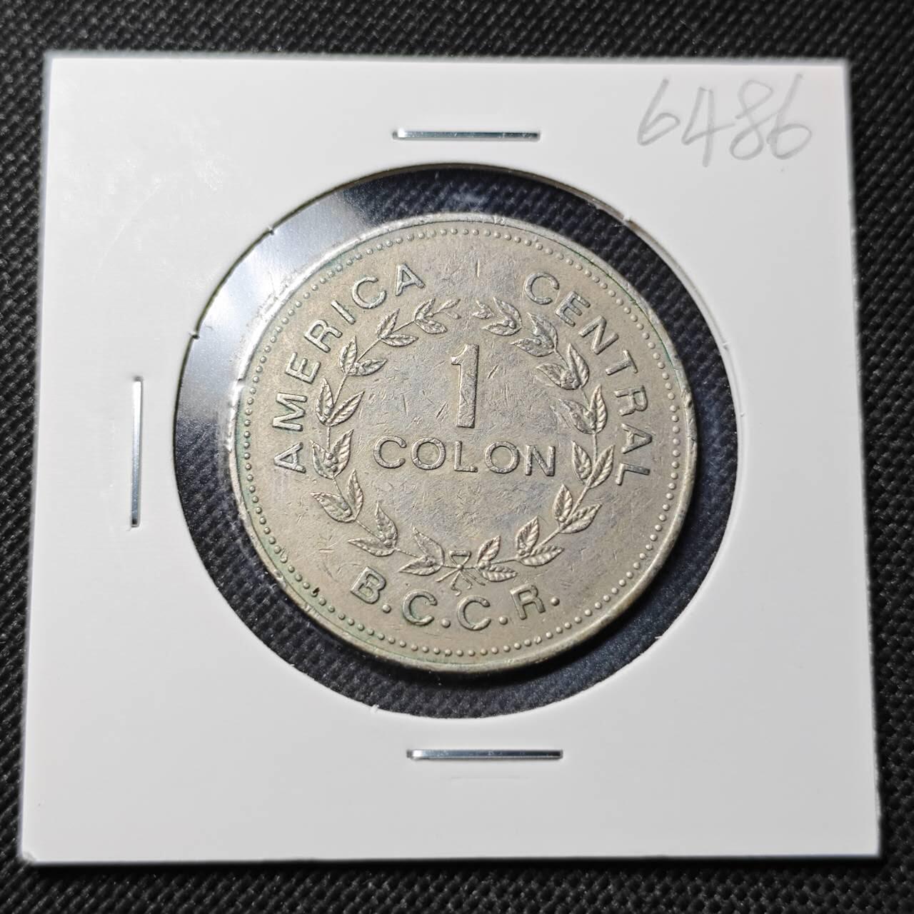 KK钱币收藏小铺  第364场  2月预留时间 周末发货  1976哥斯达黎加1科朗