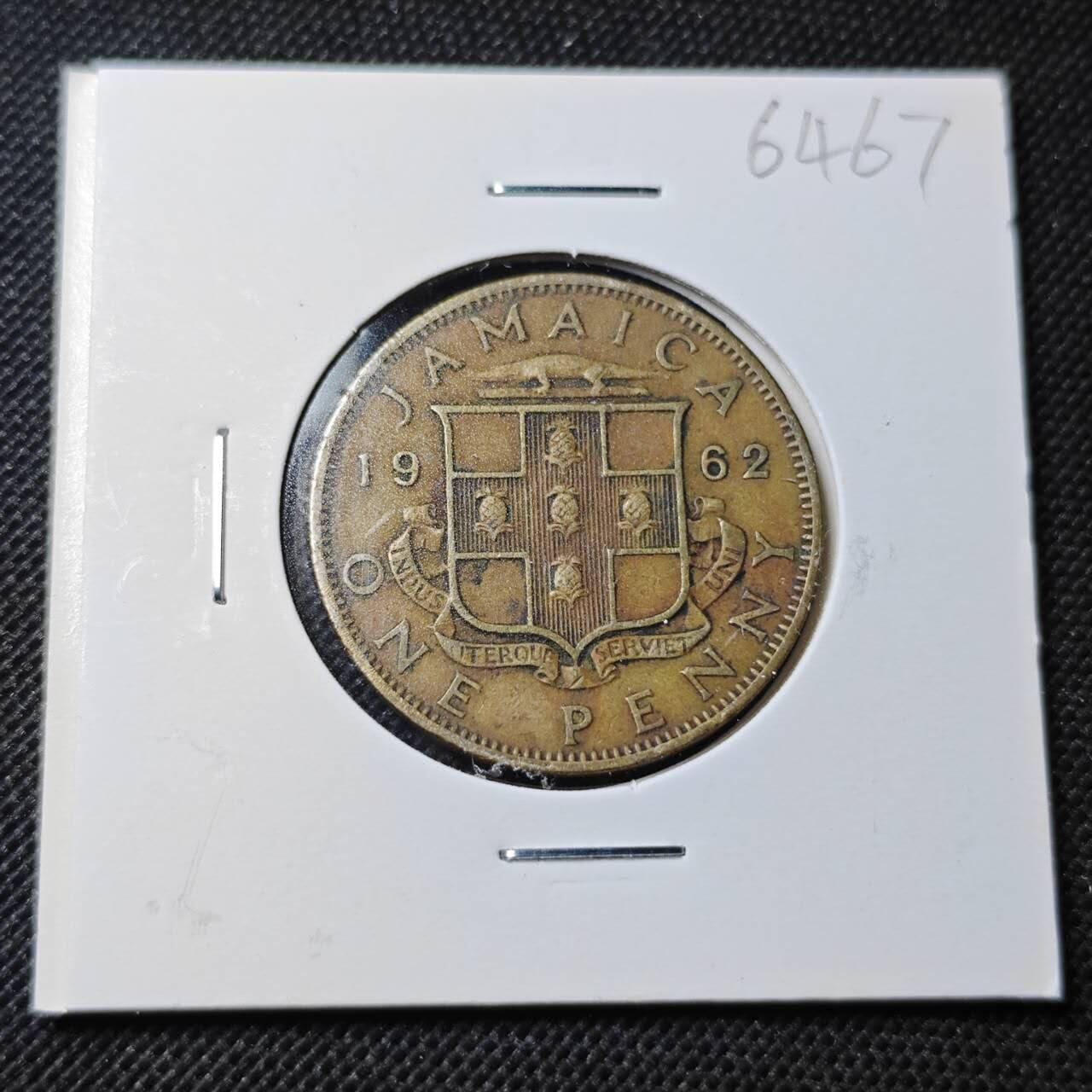 KK钱币收藏小铺  第364场  2月预留时间 周末发货  英属牙买加1分铜币