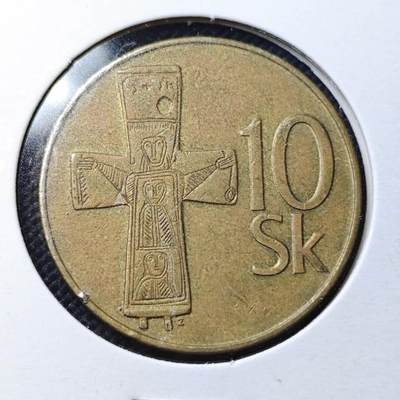 KK钱币收藏小铺  第364场  2月预留时间 周末发货 -  斯洛伐克10克朗