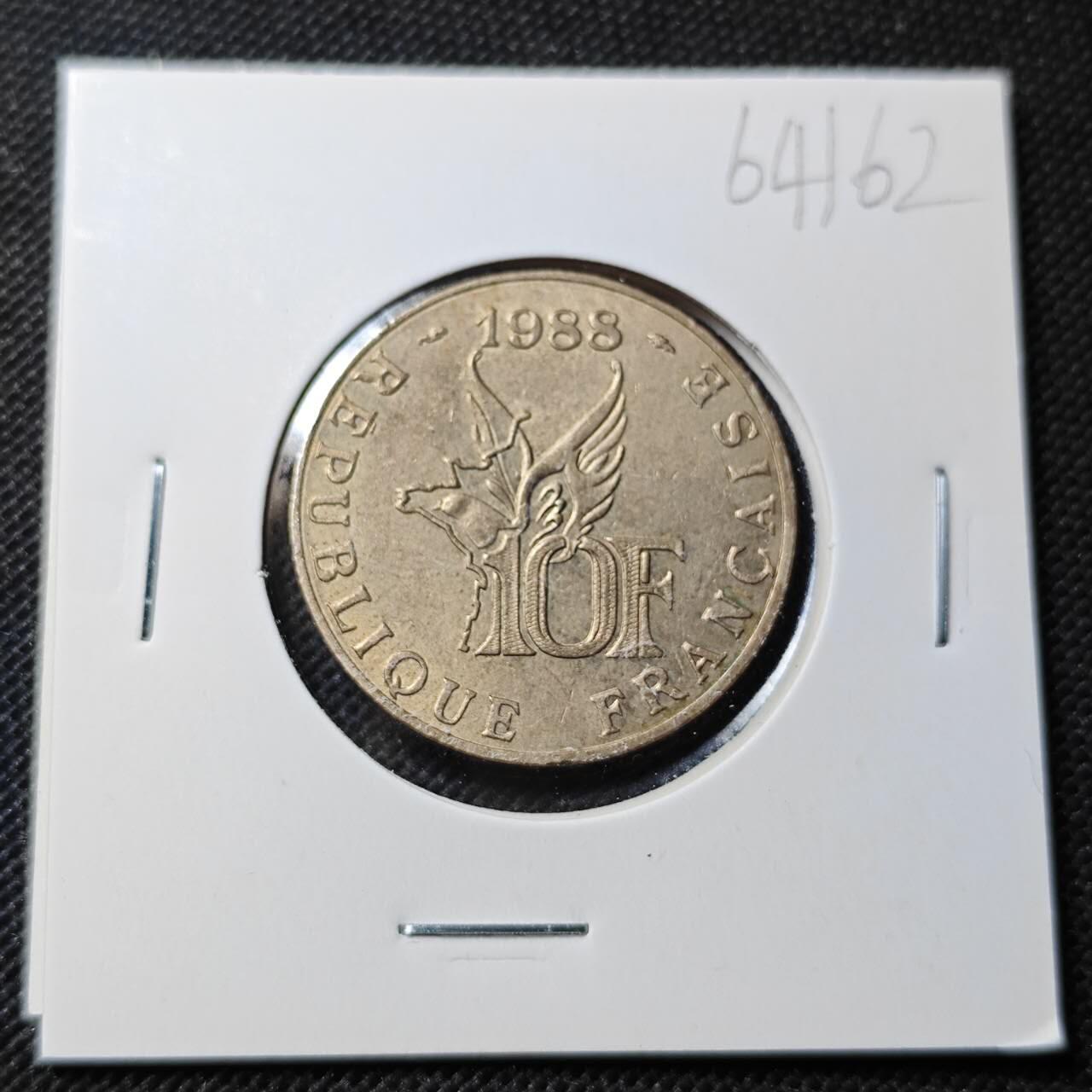 KK钱币收藏小铺  第364场  2月预留时间 周末发货  法国10法郎纪念币