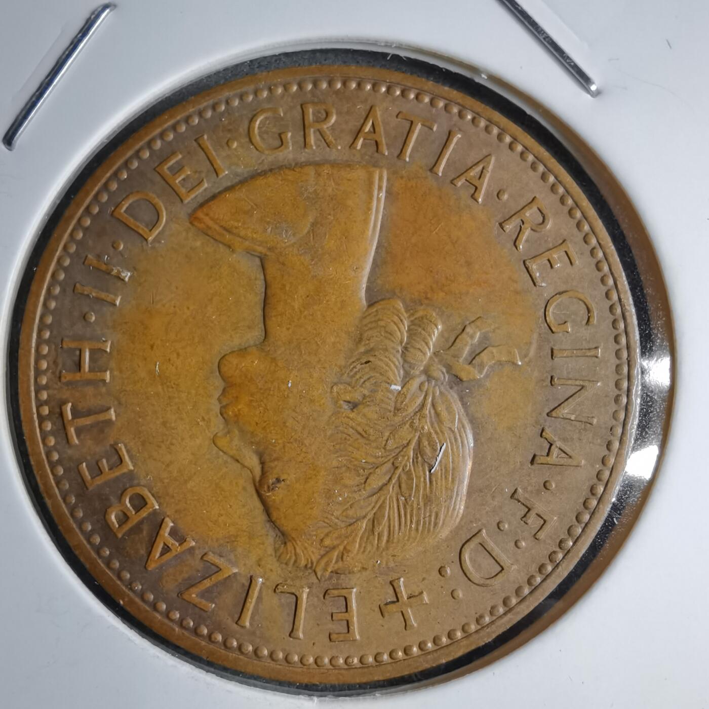 沼泽如烟--第890场 英国1965年1便士