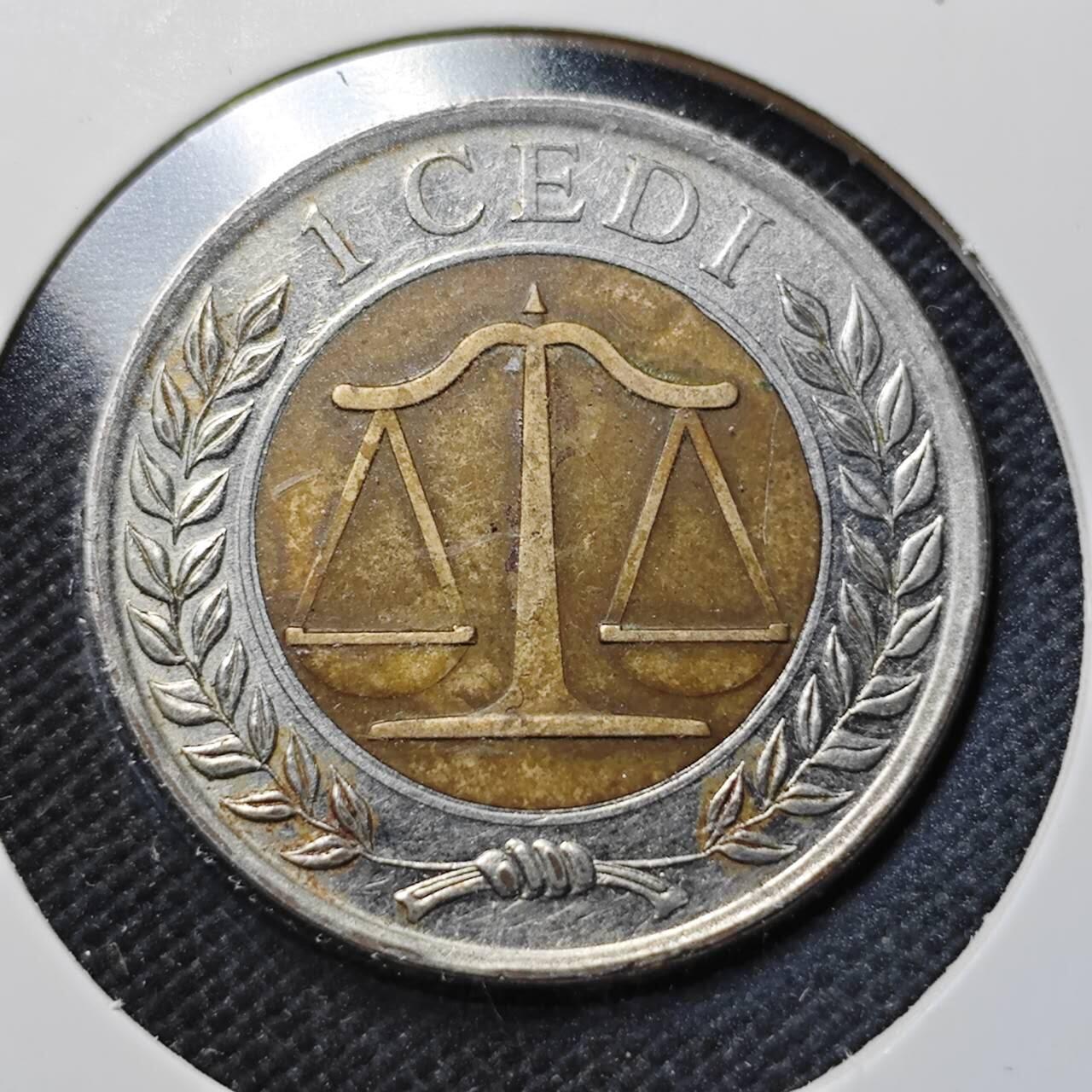 KK钱币收藏小铺  第364场  2月预留时间 周末发货  2007加纳1塞地