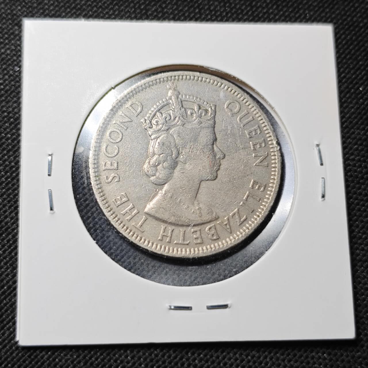 KK钱币收藏小铺  第364场  2月预留时间 周末发货  1971毛里求斯1卢比