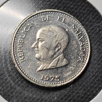 KK钱币收藏小铺  第364场  2月预留时间 周末发货 -  1975萨尔瓦多25分