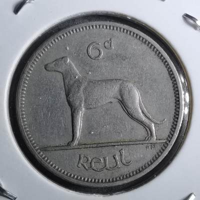 沼泽如烟--第891场 - 爱尔兰1960年6便士