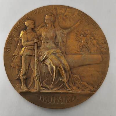 老蟹的宝藏🏴‍☠️ III - 法国战争部训练铜章-Gilt?-50mm