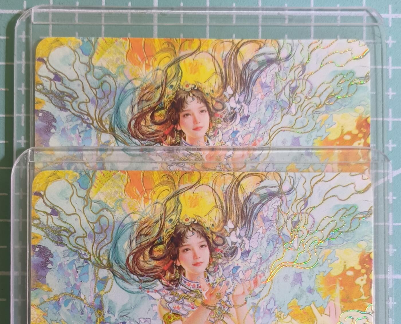 C先生卡牌 第15期 元集纪·刷子签·罐儿签·毒瘤签(持续收拍品中...) 【幻彩】燎原×刷子《人间传》晴雯  双服饰