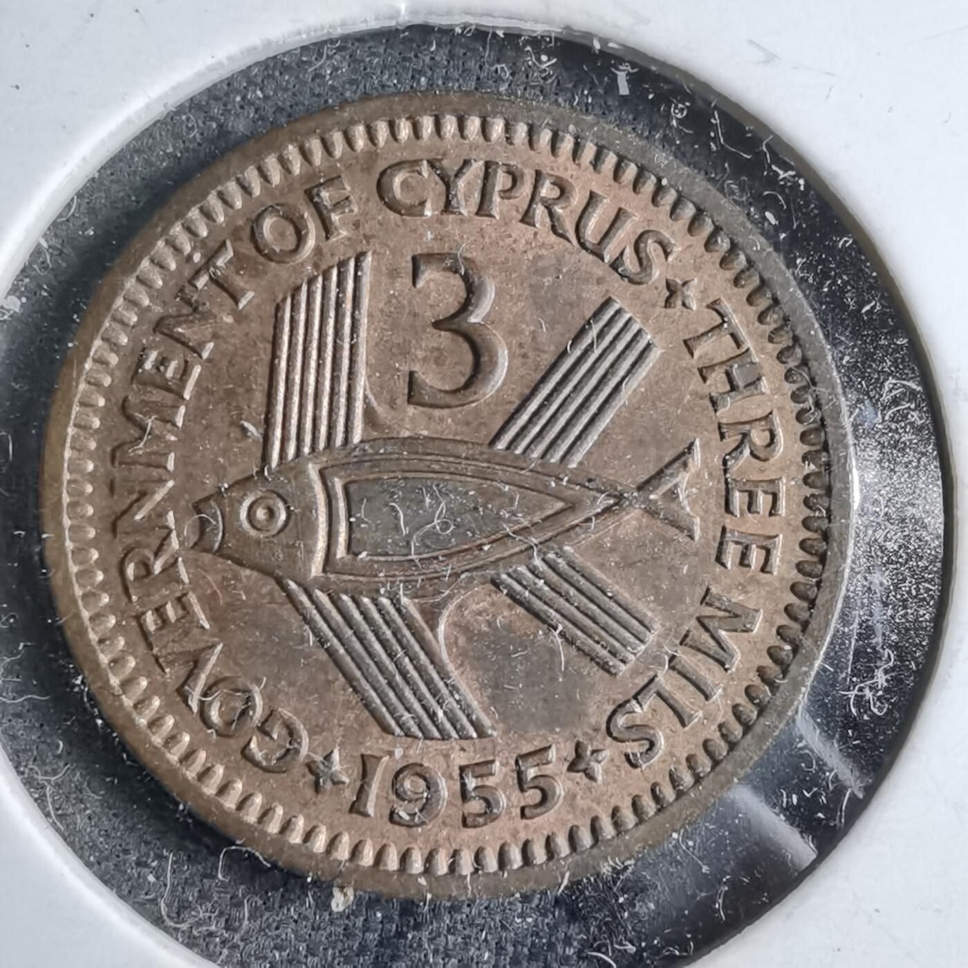 沼泽如烟--第890场 塞浦路斯1955年3米尔