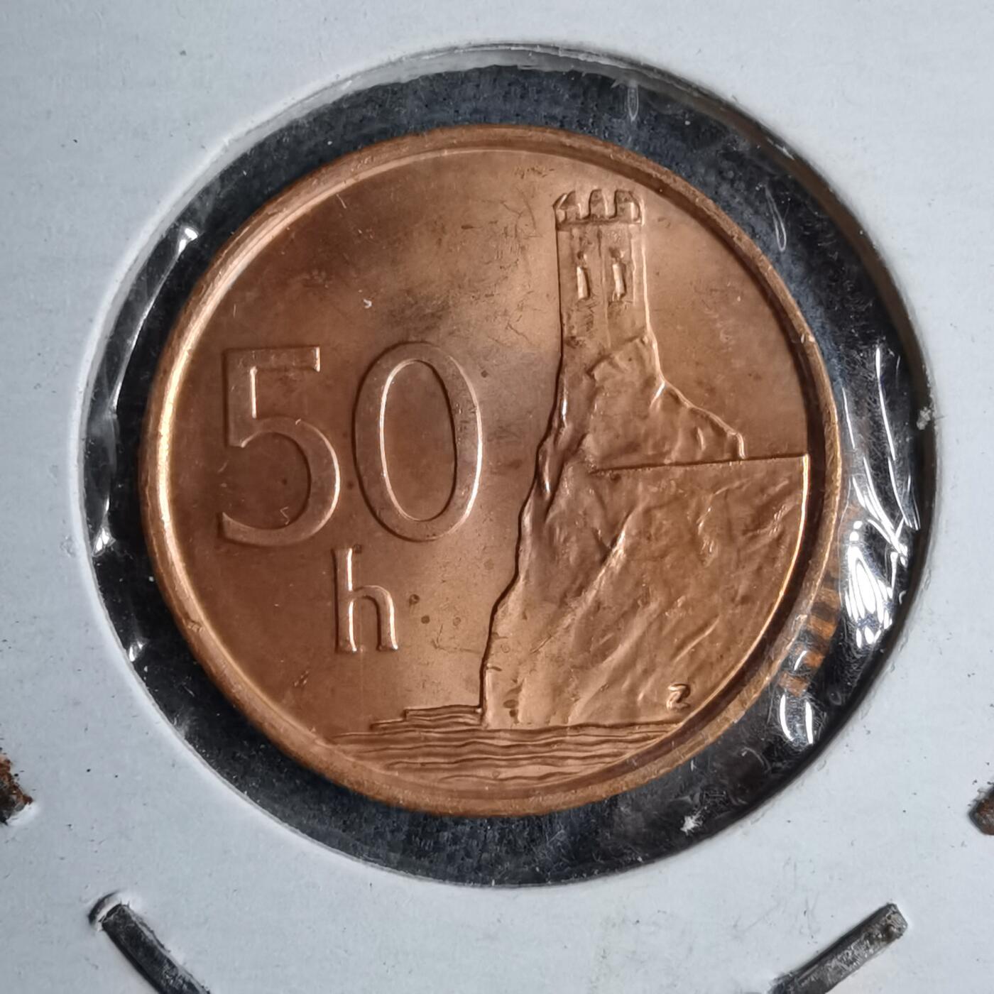 沼泽如烟--第890场 斯洛伐克2001年50赫勒