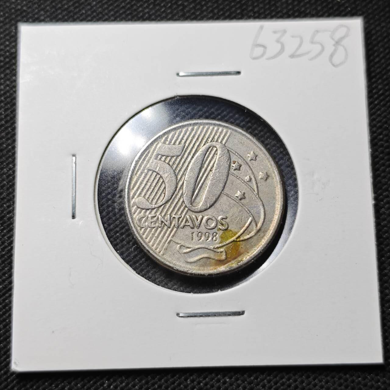 KK钱币收藏小铺  第363场  2月预留时间 周末发货  1998巴西50分