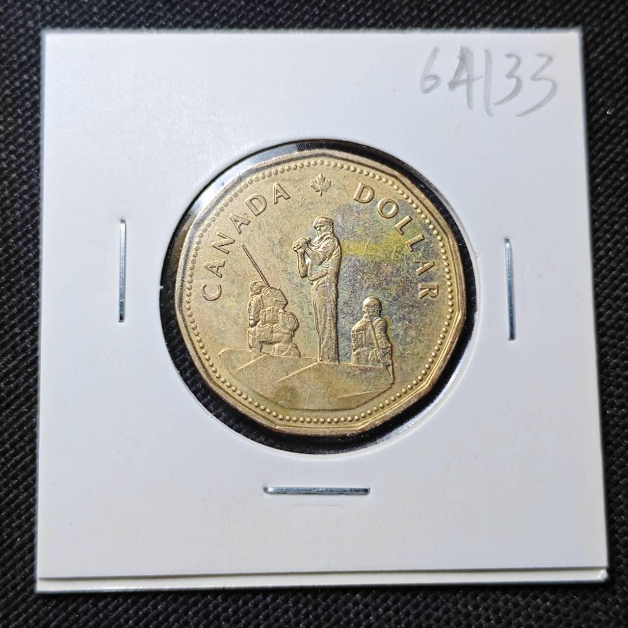 KK钱币收藏小铺  第364场  2月预留时间 周末发货  加拿大1元纪念币