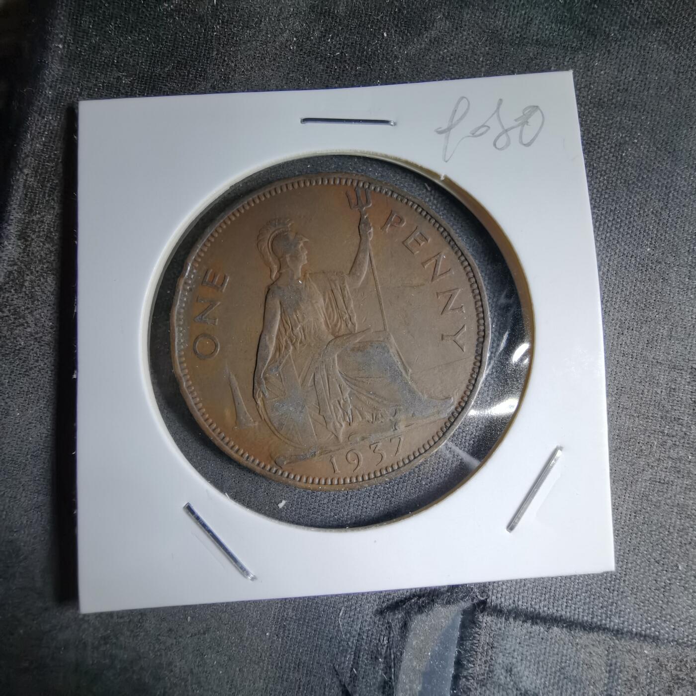 沼泽如烟--第890场 英国1937年1便士