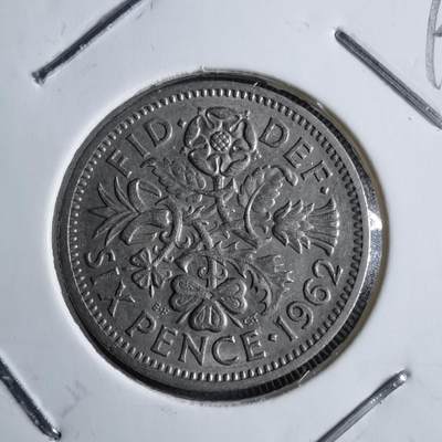 沼泽如烟--第891场 - 英国1962年6便士