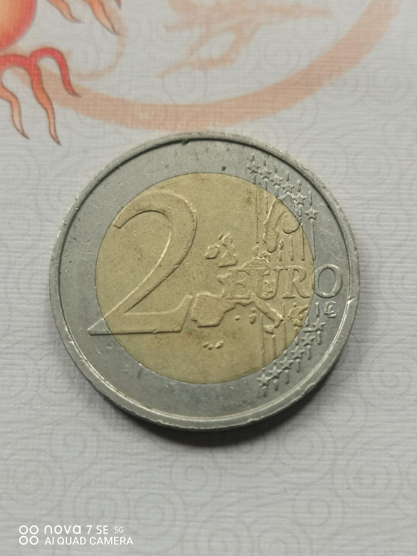 外币 2004年2欧元纪念币