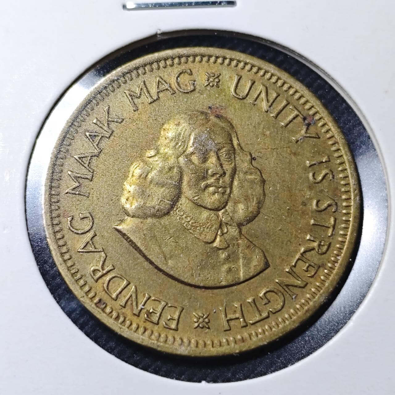 KK钱币收藏小铺  第364场  2月预留时间 周末发货  1961南非1/2分铜币