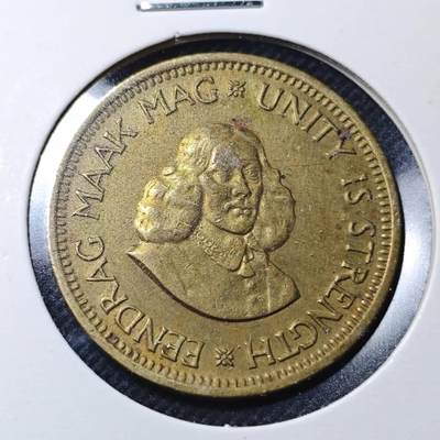 KK钱币收藏小铺  第364场  2月预留时间 周末发货 -  1961南非1/2分铜币