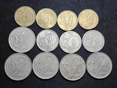 KK钱币收藏小铺  第364场  2月预留时间 周末发货 -  捷克斯洛伐克一组12枚