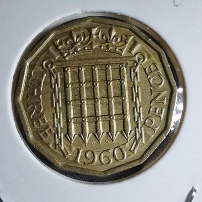 沼泽如烟--第890场 - 英国1960年3便士