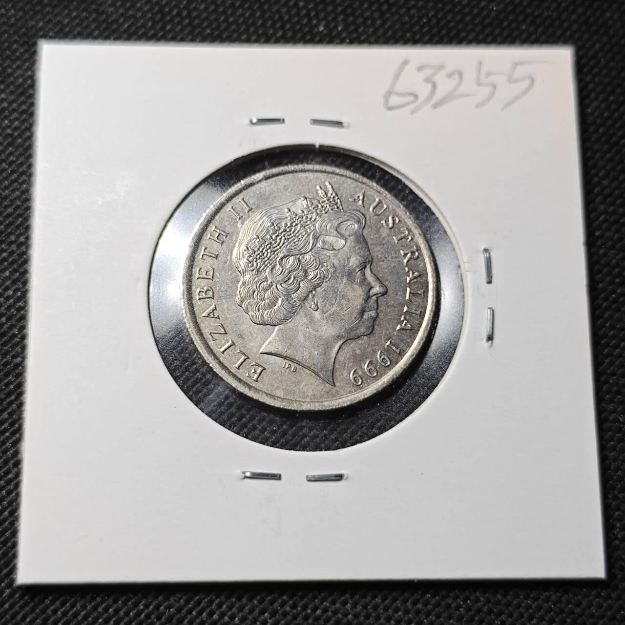 KK钱币收藏小铺  第363场  2月预留时间 周末发货  1999澳大利亚10分