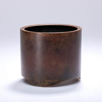 日本大阪雅和auction 2025金秋競賣會第一期 - 清 铜香炉 尺寸:D:10.5 H:9cm