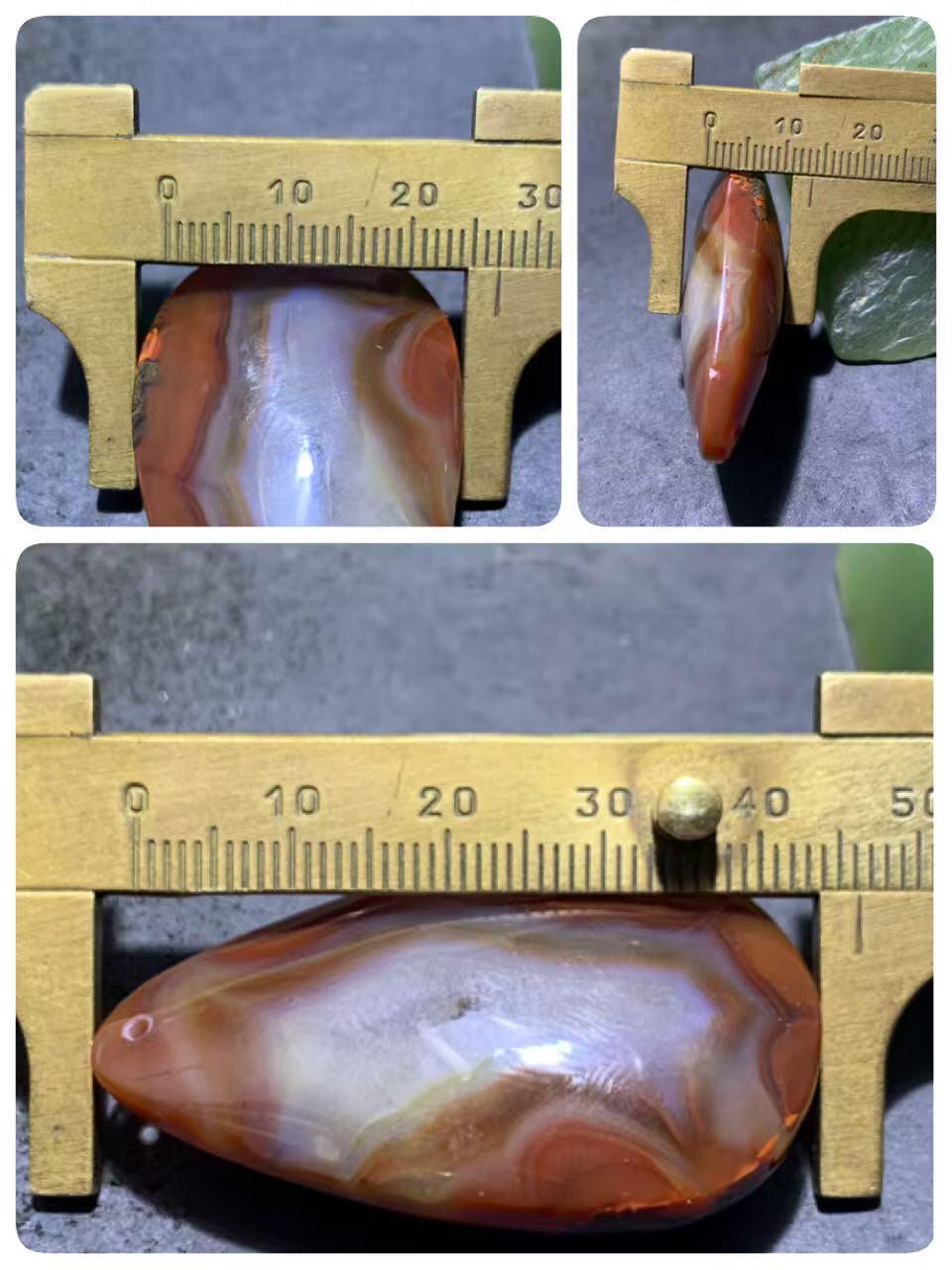 精美高玉化冻料冰飘草花纹战国红玛瑙吊坠一个