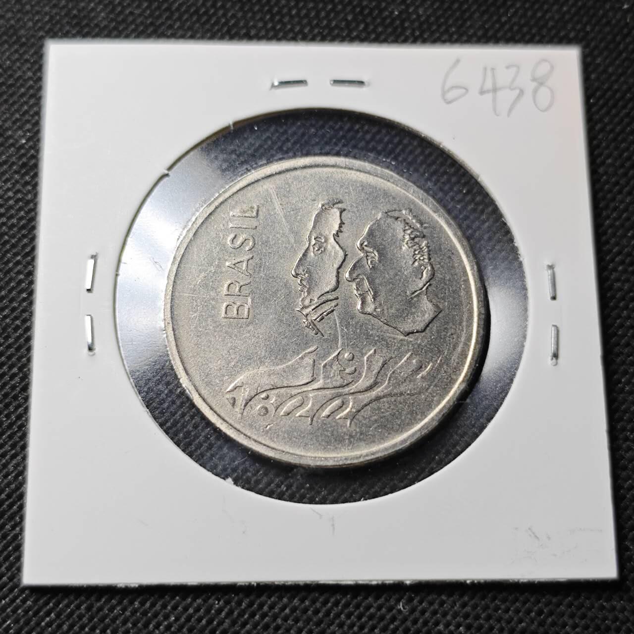 KK钱币收藏小铺  第364场  2月预留时间 周末发货  巴西1克鲁塞罗纪念币