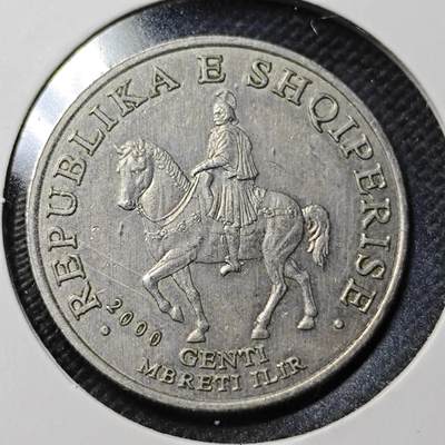 KK钱币收藏小铺  第364场  2月预留时间 周末发货 -  2000阿尔巴尼亚50列克