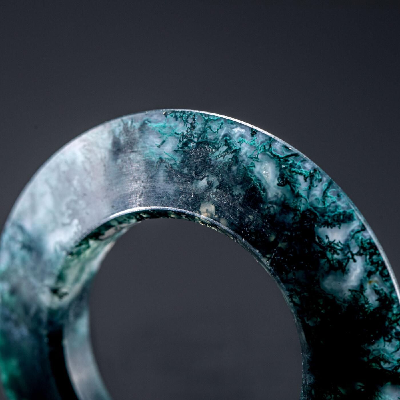 日本大阪雅和auction 2025金秋競賣會第一期 戰國 水草瑪瑙環 尺寸:D:5.5cm