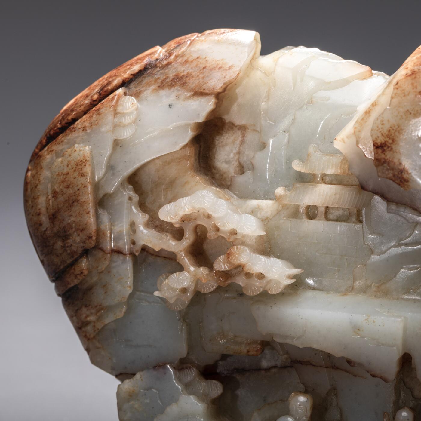 日本大阪雅和auction 2025金秋競賣會第一期 清 玉山子 尺寸:W:16 H:11cm