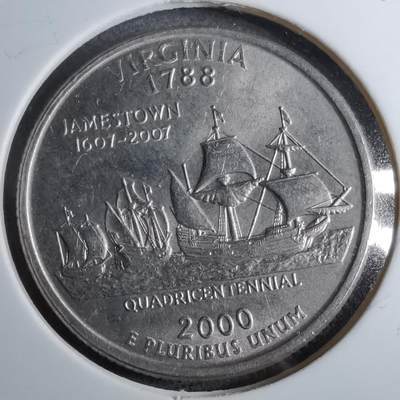 沼泽如烟--第891场 - 美国2000年25分纪念币