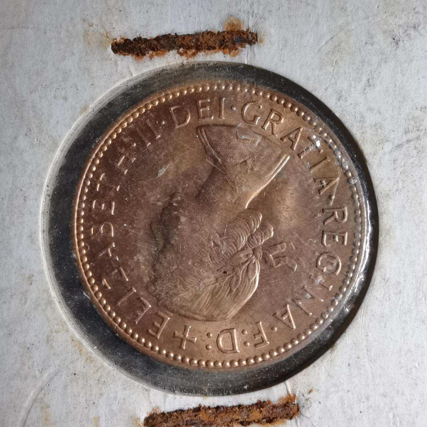 沼泽如烟--第890场 英国1967年半便士