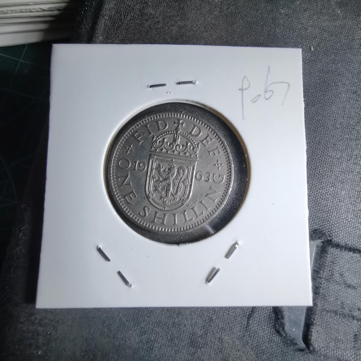 沼泽如烟--第890场 英国1963年1先令