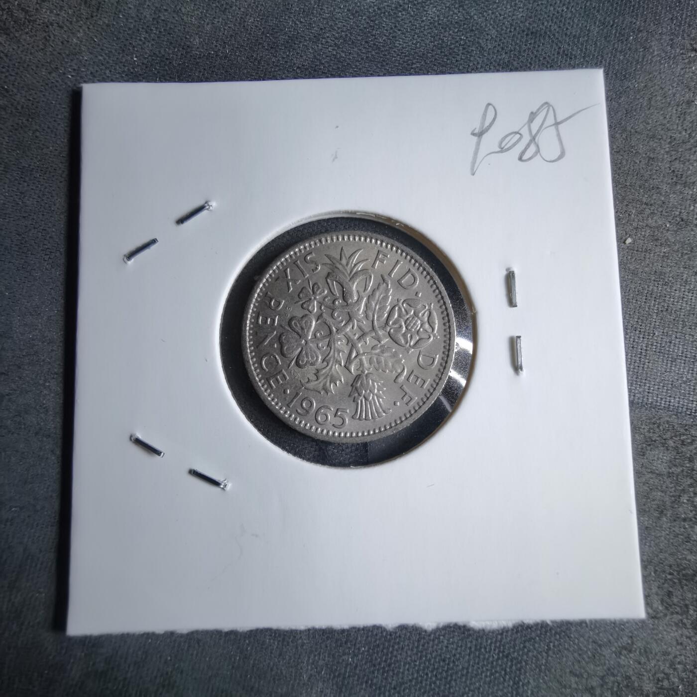 沼泽如烟--第890场 英国1965年6便士