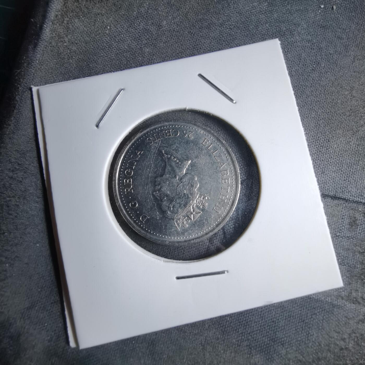 沼泽如烟--第890场 加拿大2000年25分纪念币