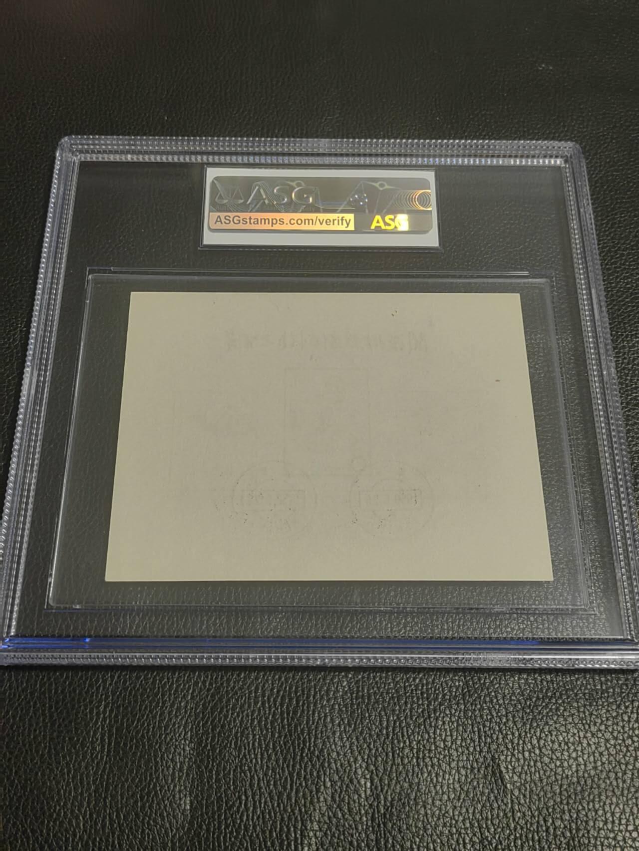 洪涛臻品批发群 精选邮票限时拍卖第1155期  纪50M关汉卿小型张《盖销》 ASG85OP，草纸精品 发行量少，盖销实际存量比新票更少，入壳给到85OP更是少之又少， 带OP原票值得收藏，注意趁行情调整囤货